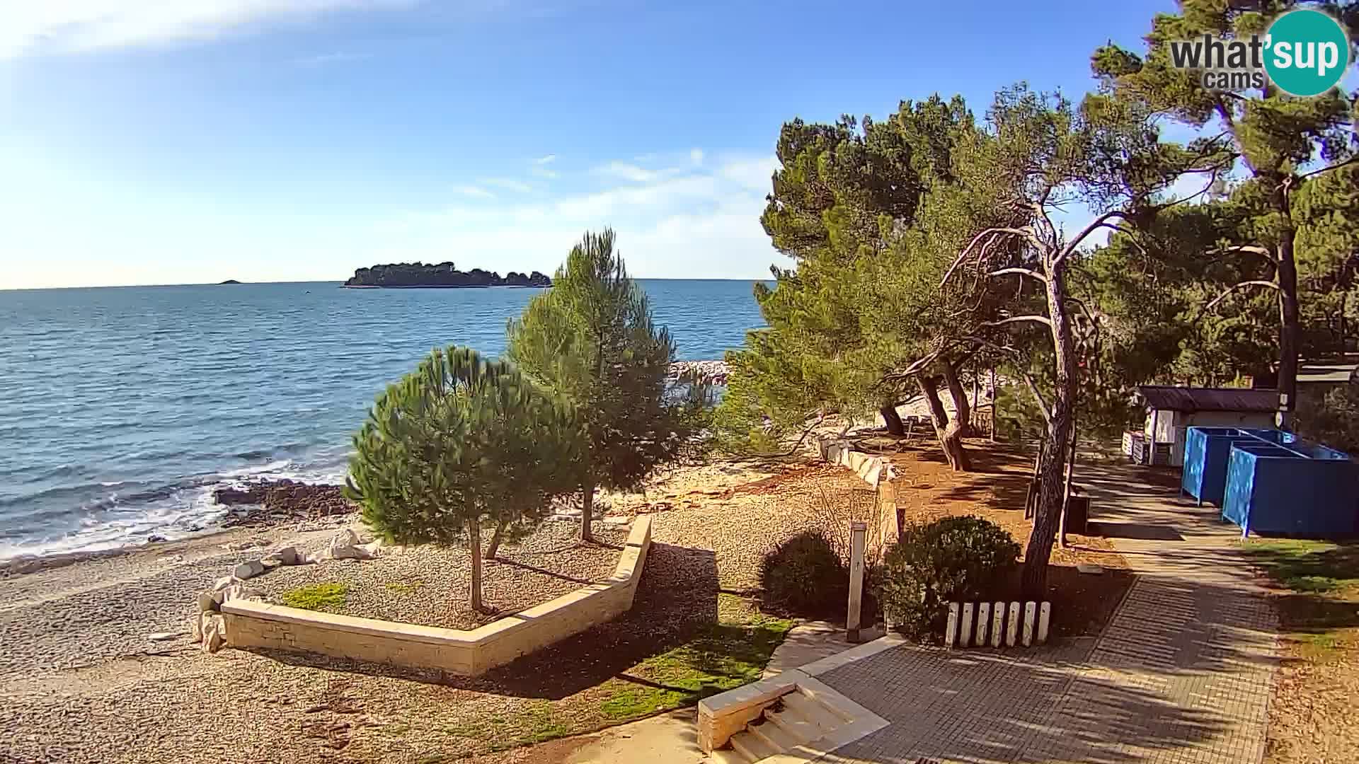 Camera en vivo Borik playa Rovinj – Istria