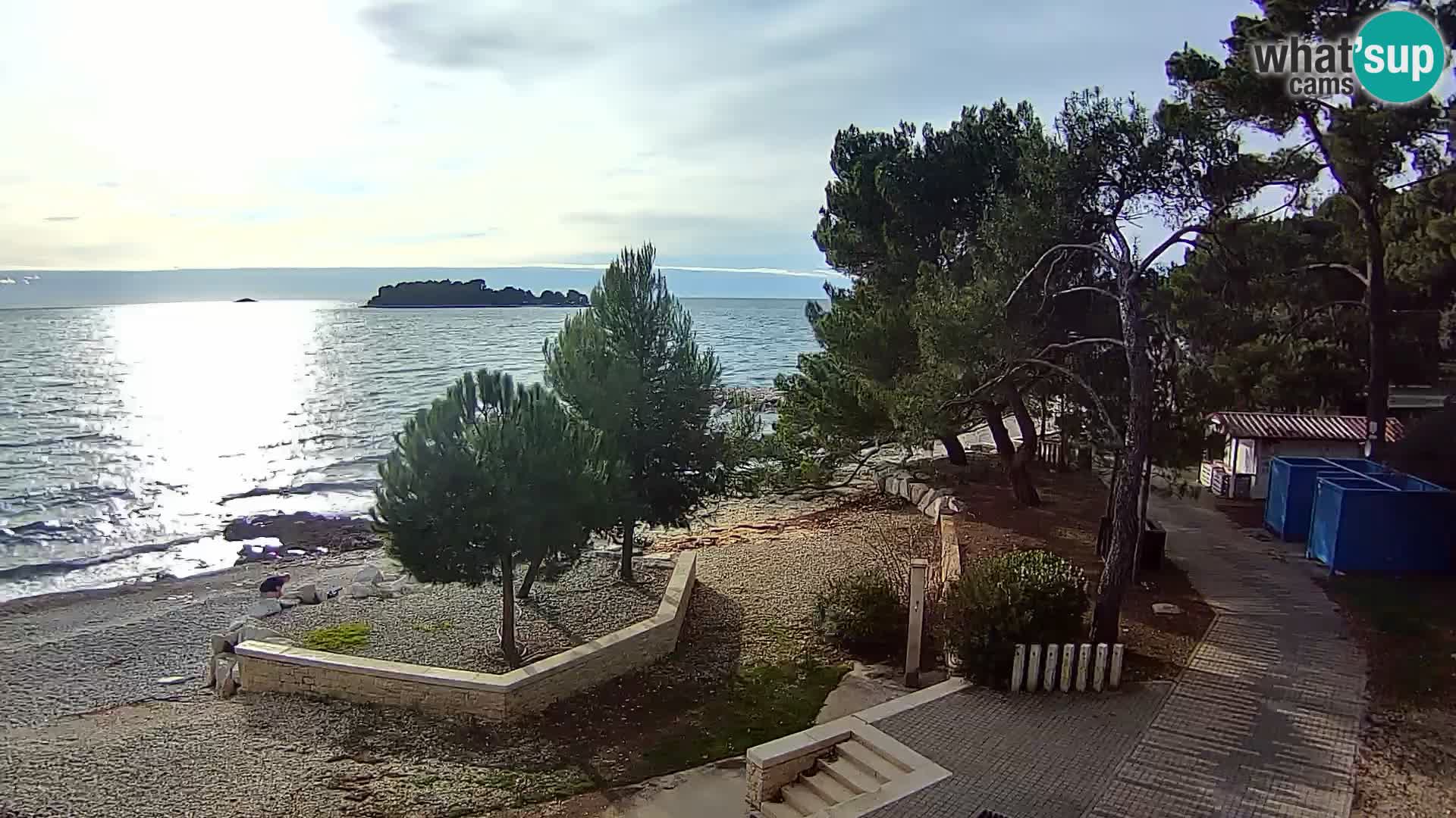 Spletna kamera plaža Borik Rovinj