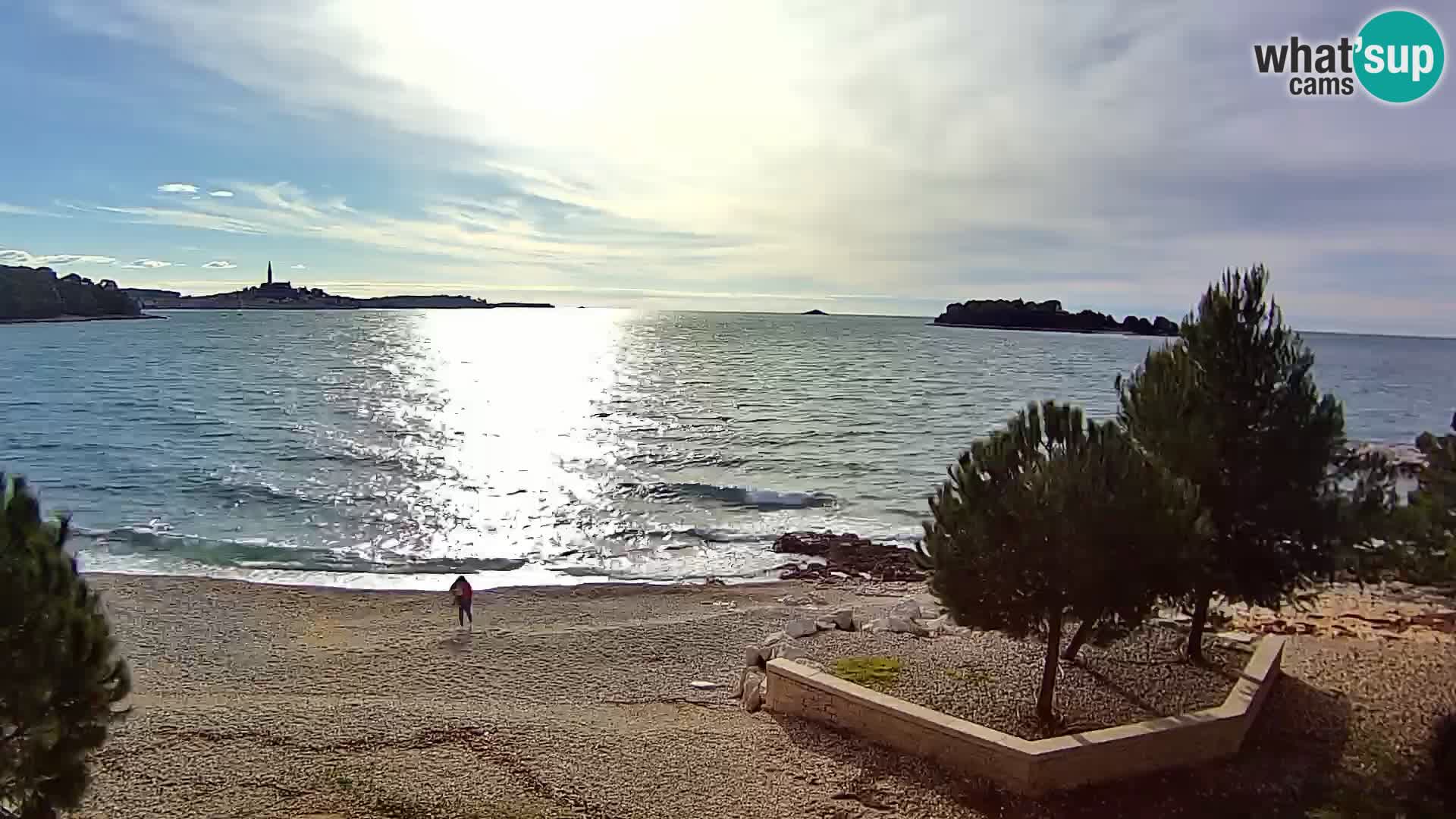 Webcam Spiaggia Borik a Rovigno – Istria