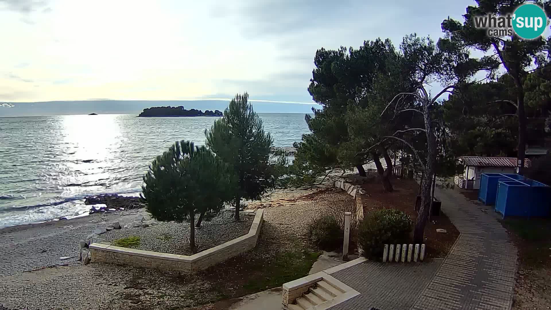 Spletna kamera plaža Borik Rovinj