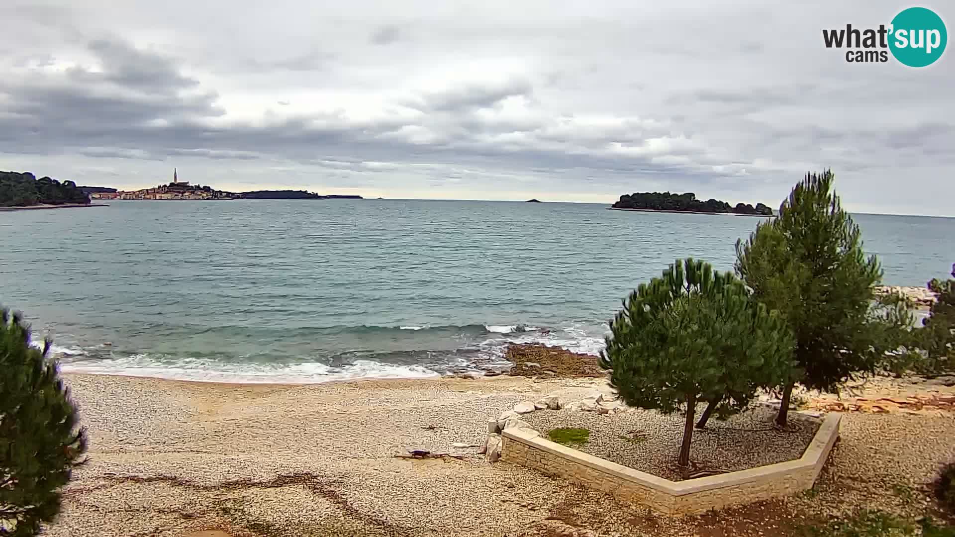 Webcam Spiaggia Borik a Rovigno – Istria