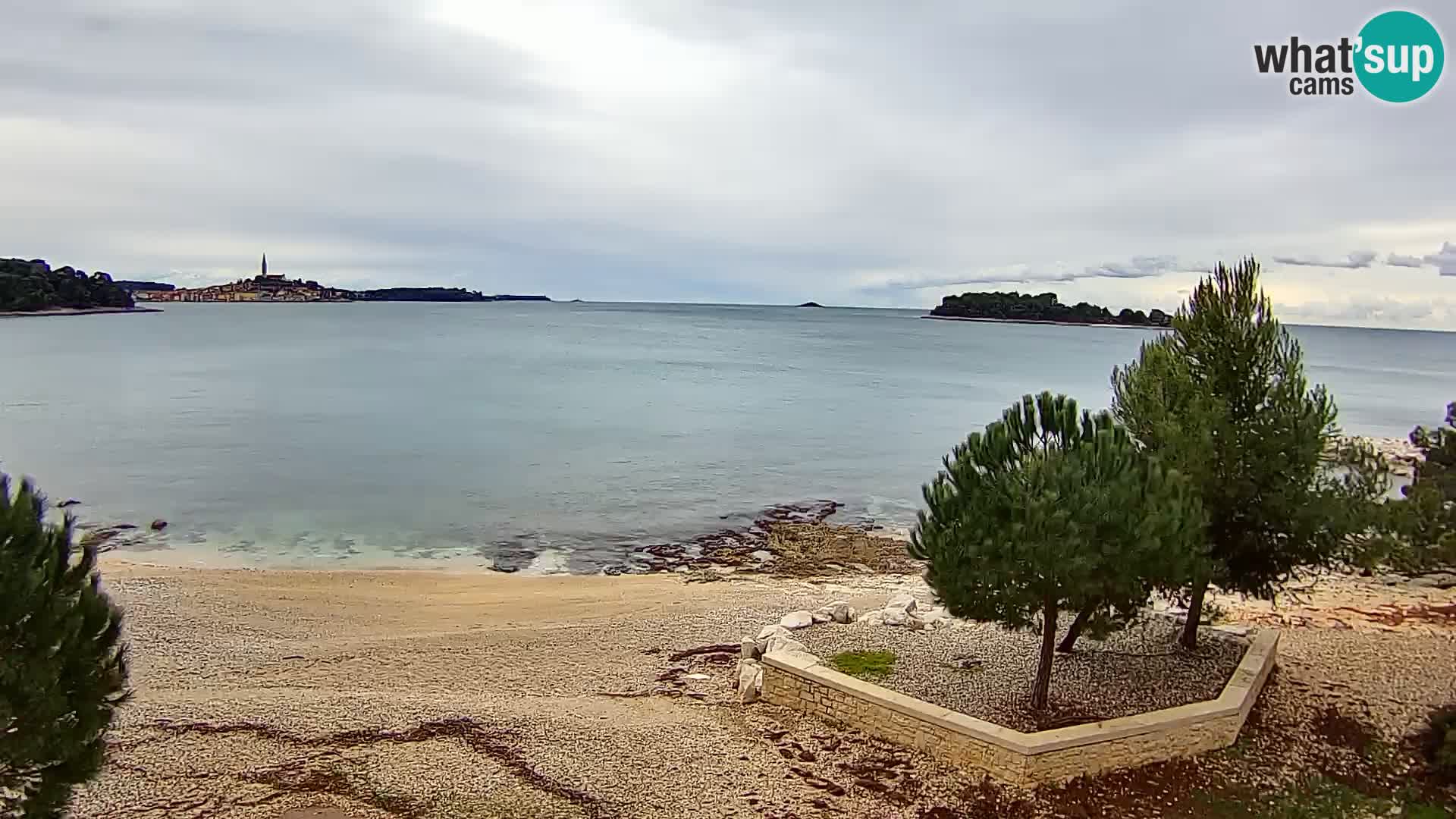 Webcam Spiaggia Borik a Rovigno – Istria