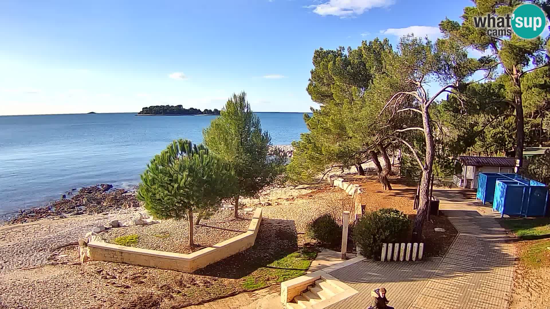 Camera en vivo Borik playa Rovinj – Istria