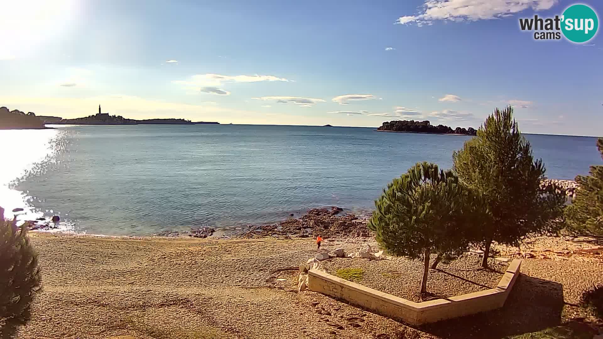 Webcam Spiaggia Borik a Rovigno – Istria