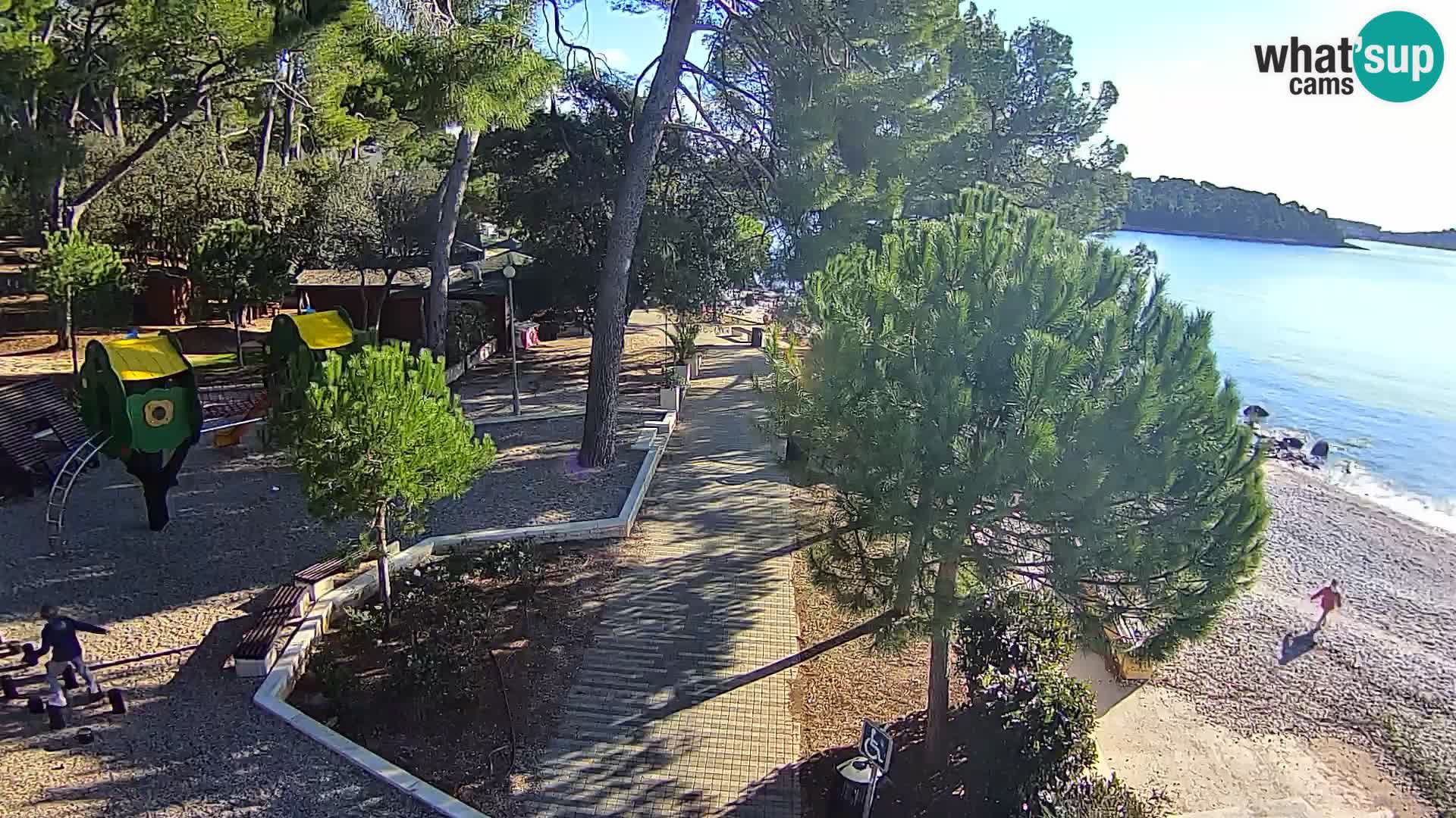 Spletna kamera plaža Borik Rovinj