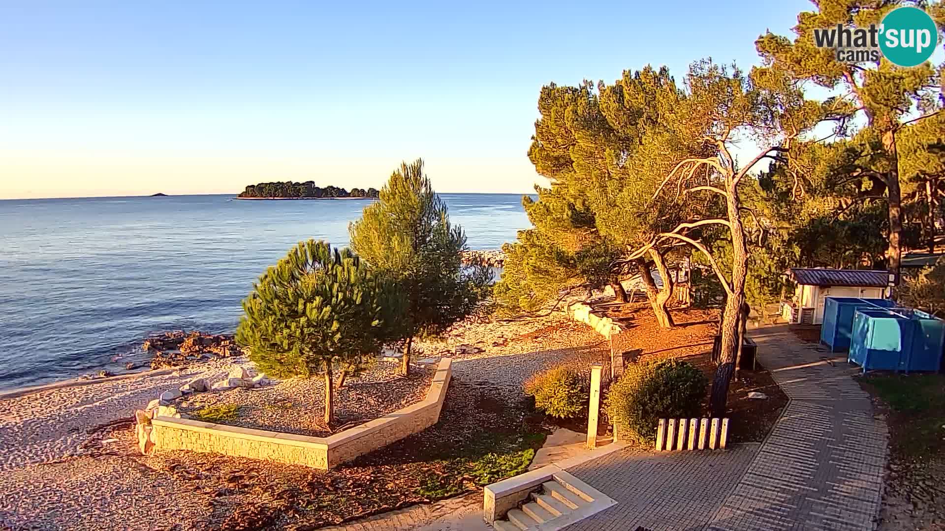 Camera en vivo Borik playa Rovinj – Istria