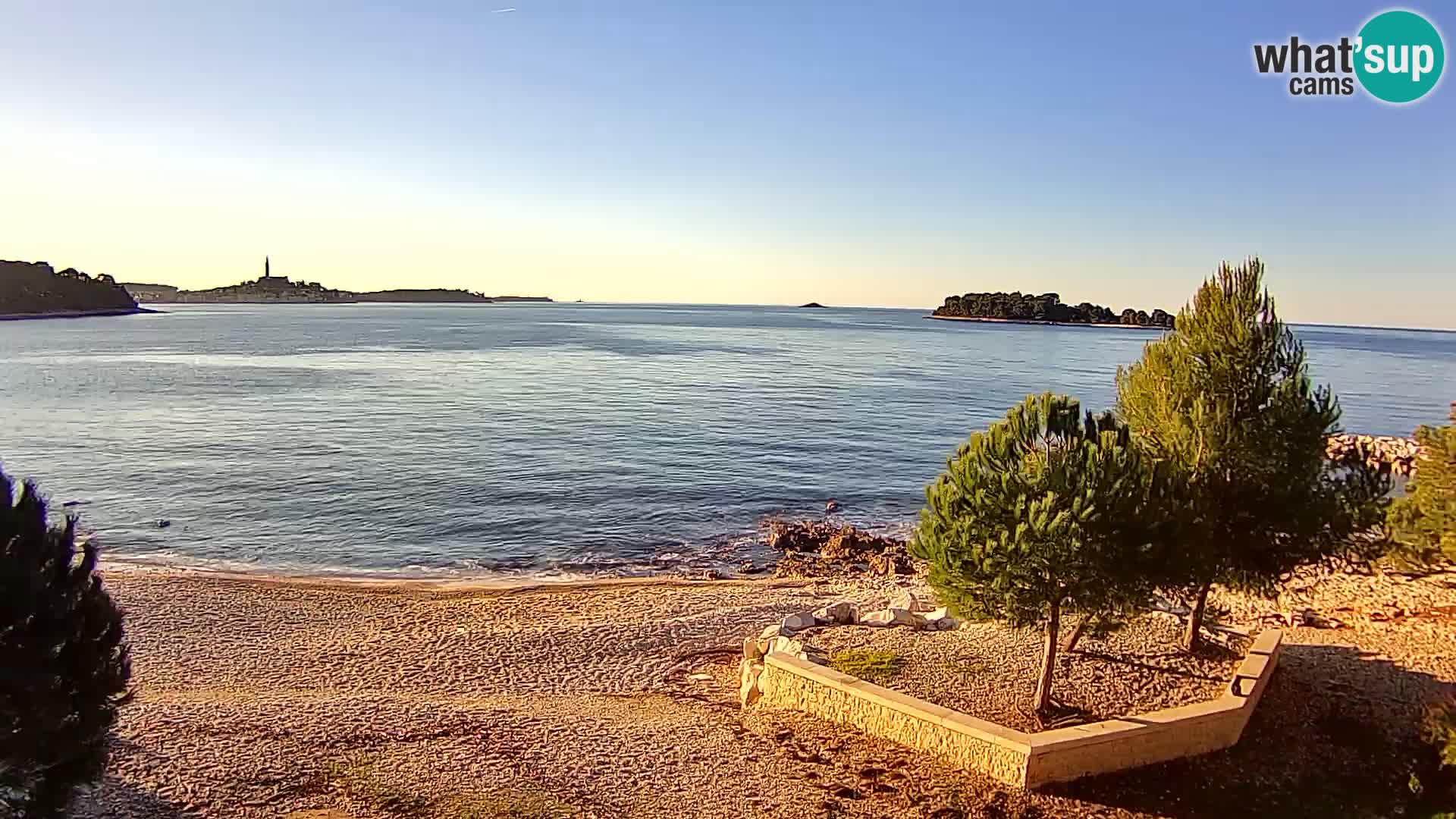 Spletna kamera plaža Borik Rovinj