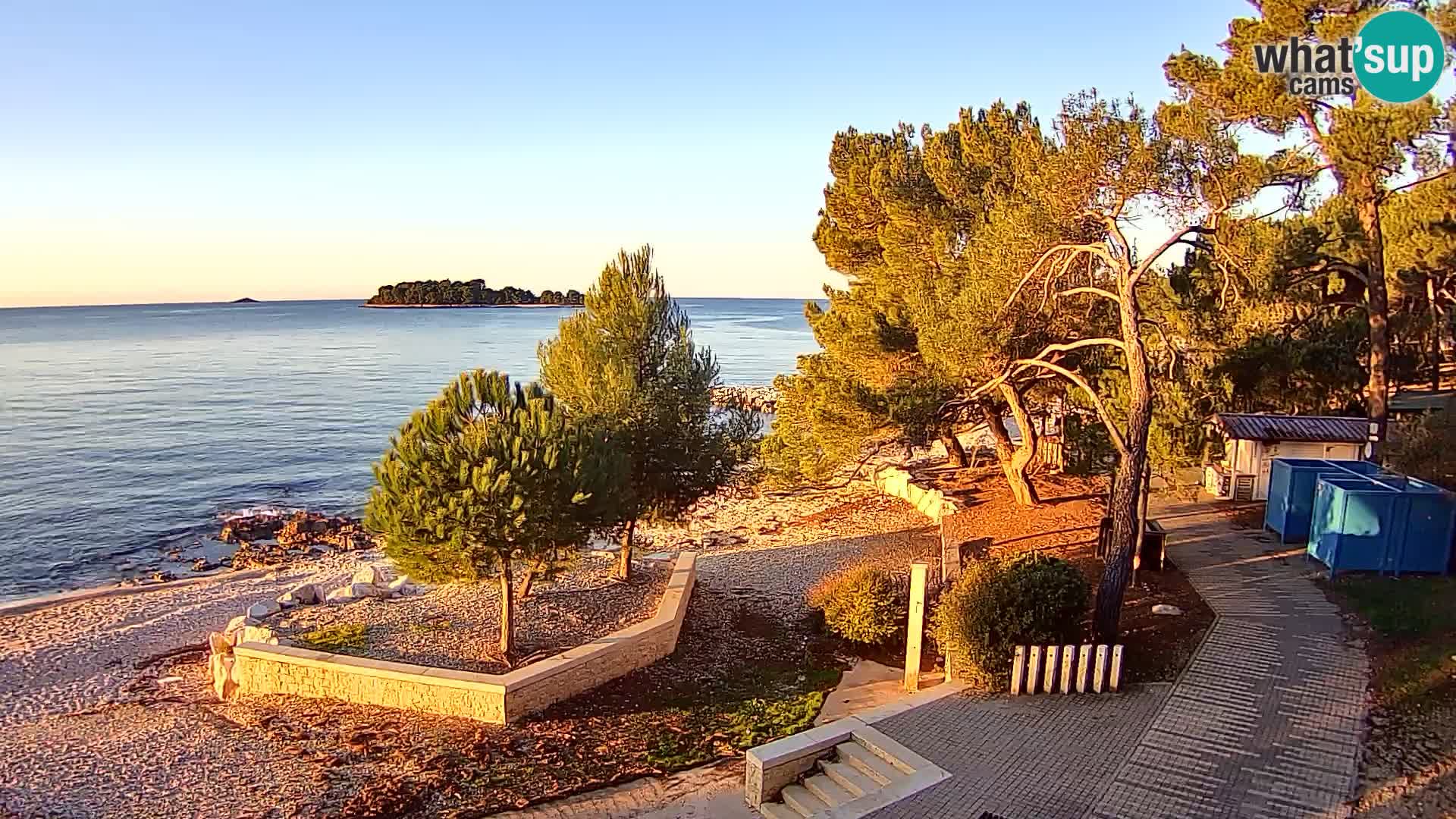 Web kamera Borik plaža Rovinj – Istra