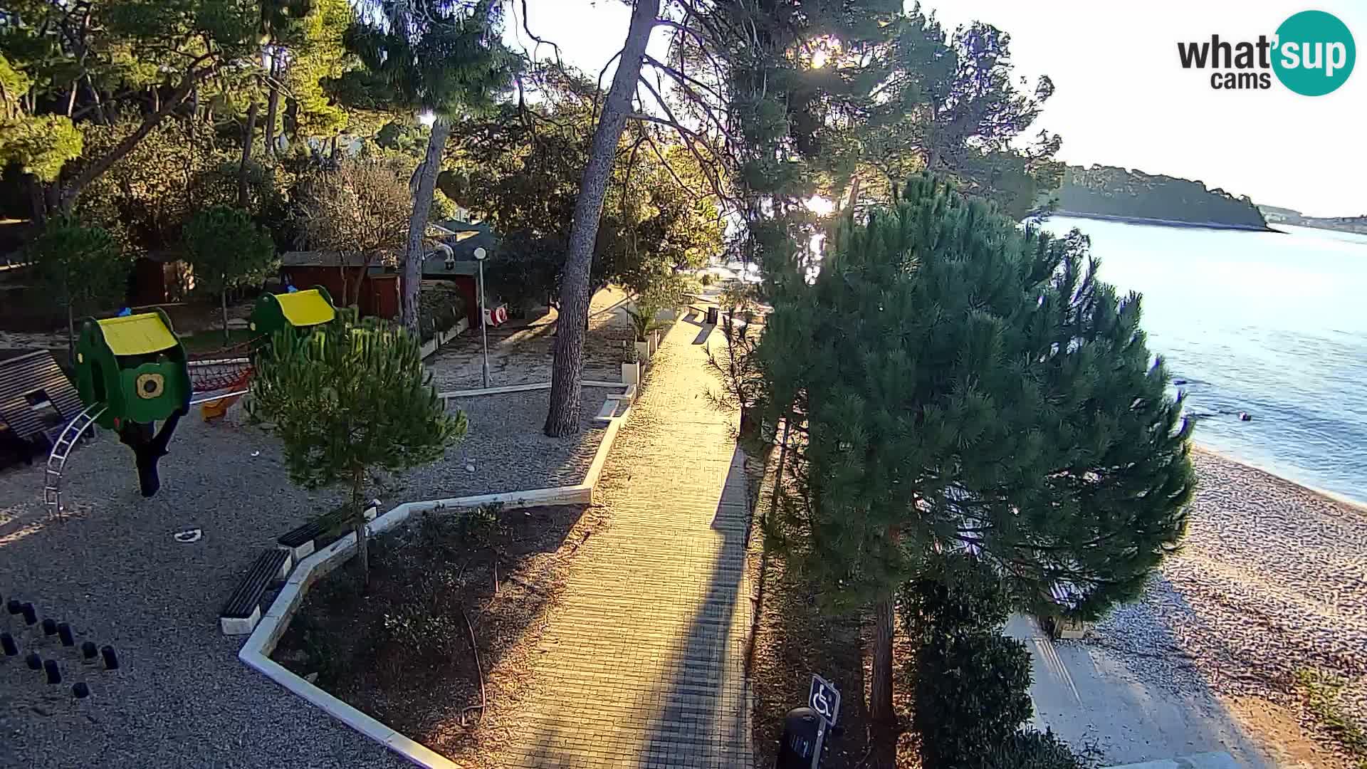 Camera en vivo Borik playa Rovinj – Istria