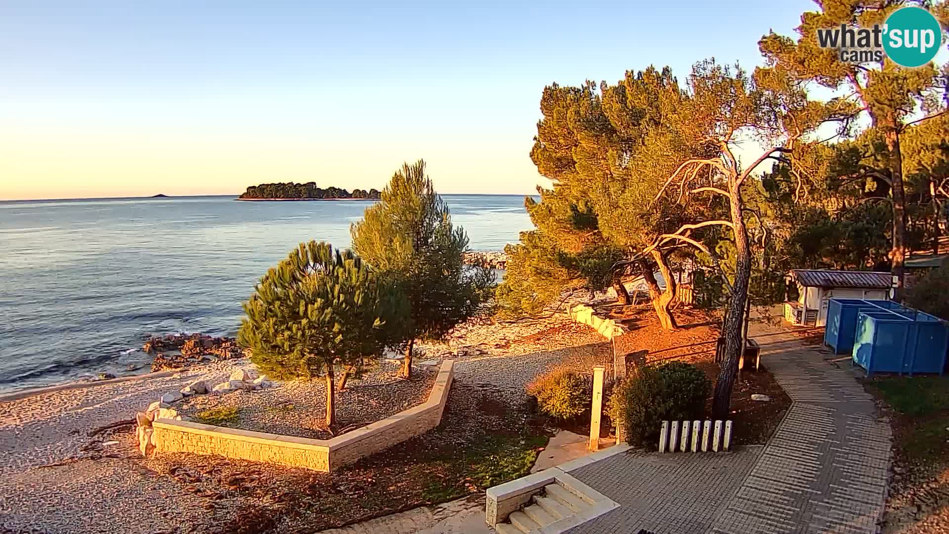 Livecam Borik plage Rovinj – Istrie