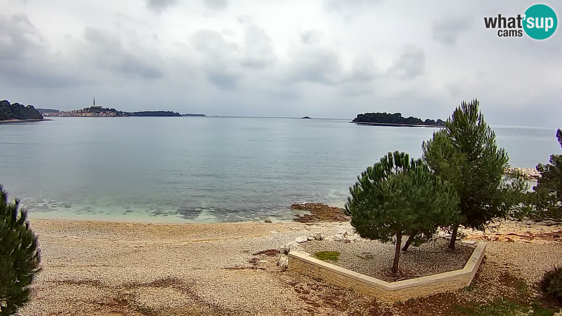 Webcam Spiaggia Borik a Rovigno – Istria