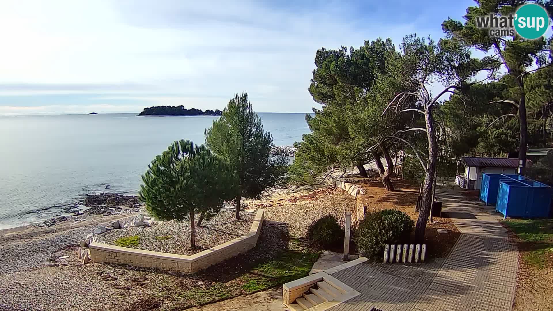 Webcam Spiaggia Borik a Rovigno – Istria