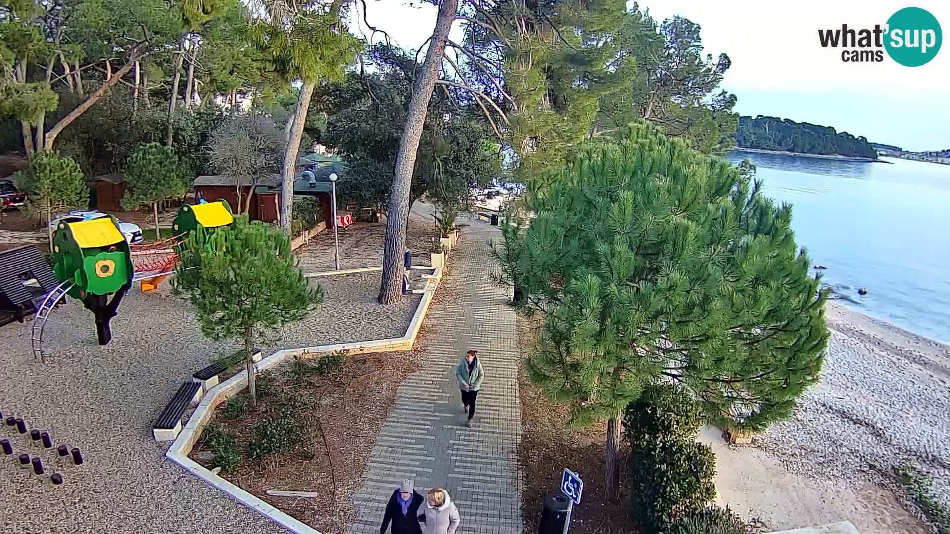 Livecam Borik plage Rovinj – Istrie