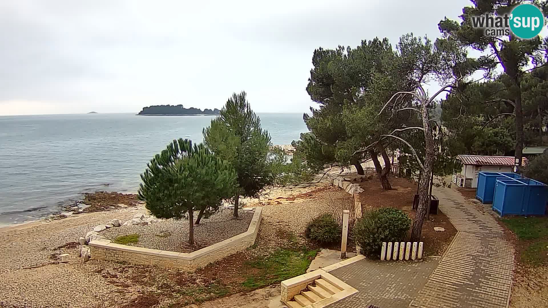 Camera en vivo Borik playa Rovinj – Istria