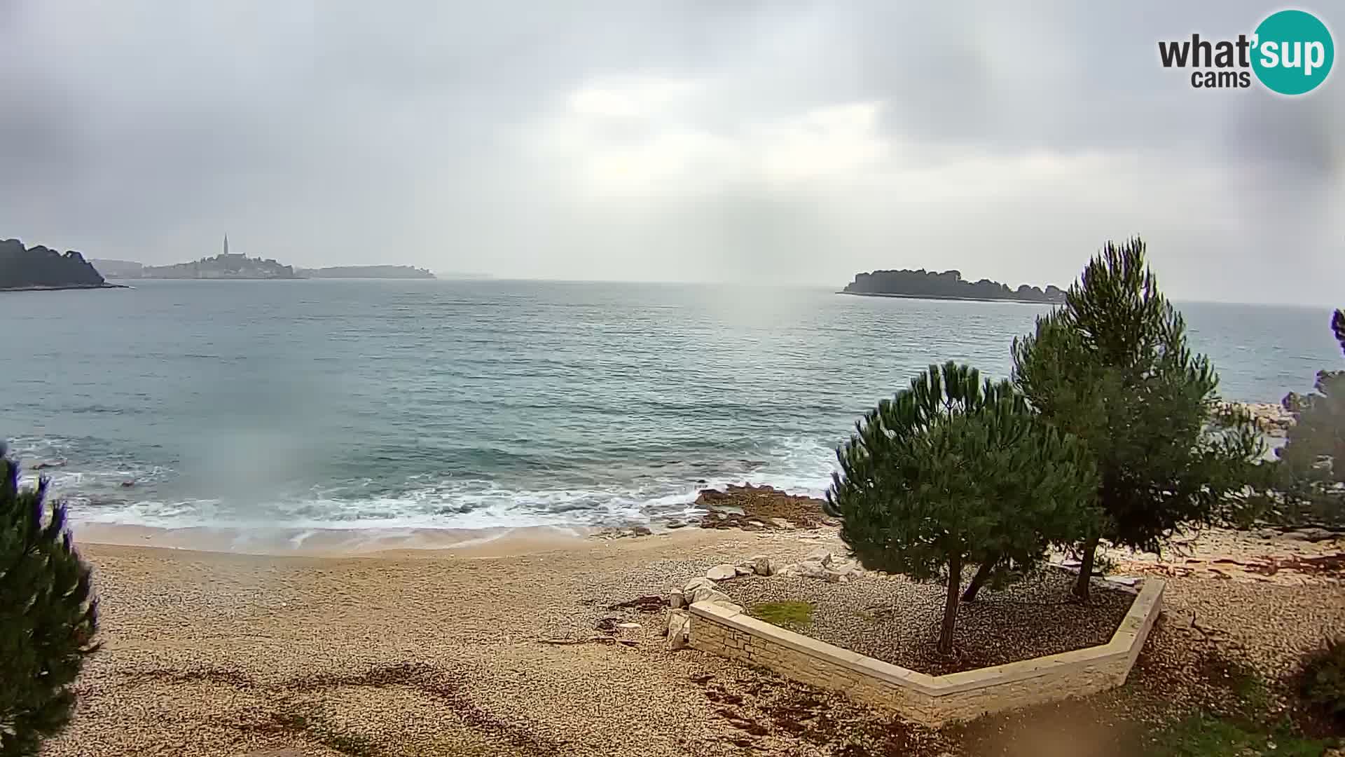 Spletna kamera plaža Borik Rovinj