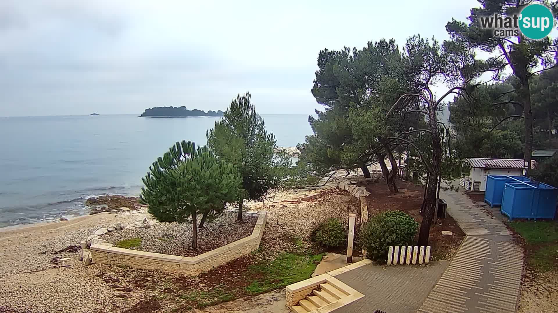 Webcam Spiaggia Borik a Rovigno – Istria