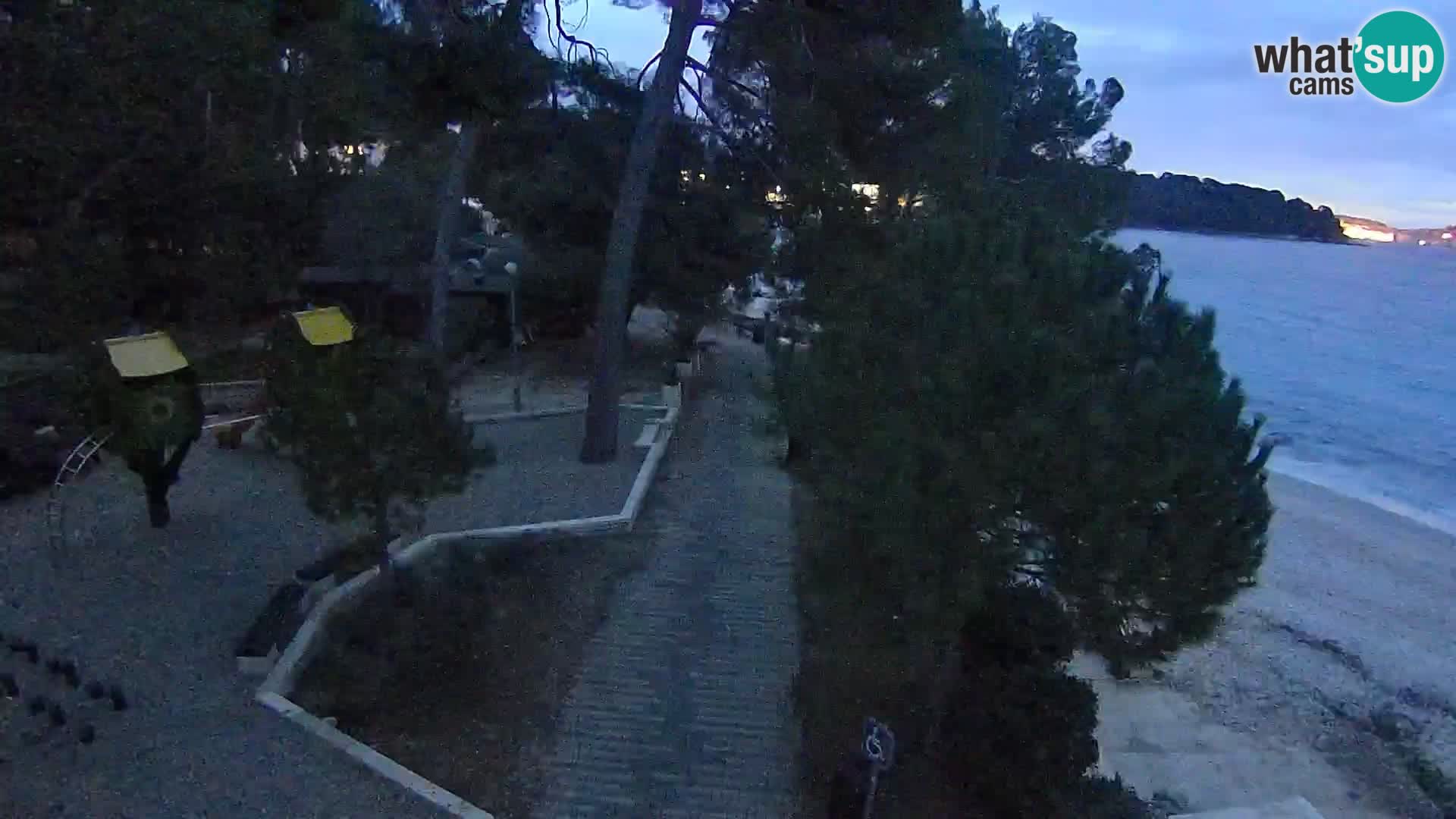 Spletna kamera plaža Borik Rovinj