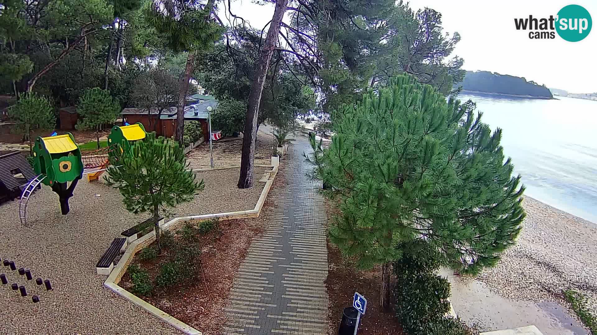 Camera en vivo Borik playa Rovinj – Istria