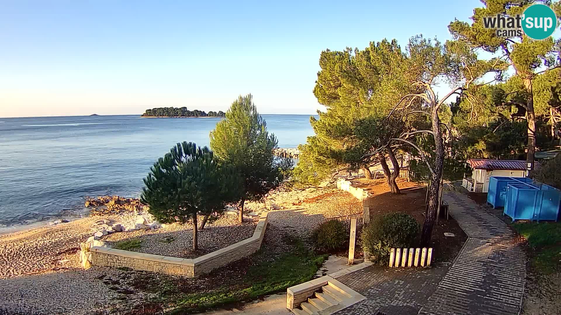 Livecam Borik plage Rovinj – Istrie