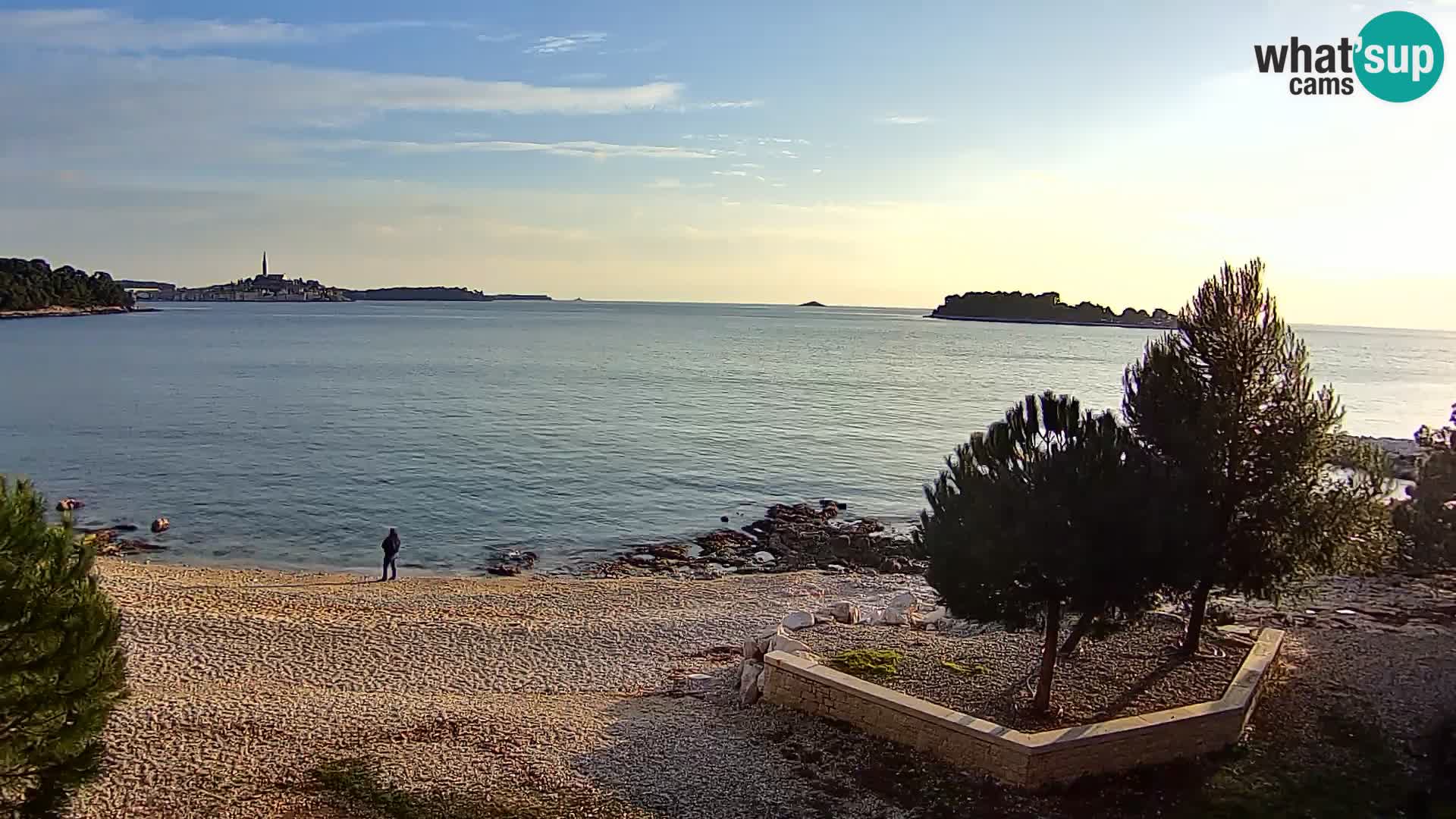 Webcam Spiaggia Borik a Rovigno – Istria