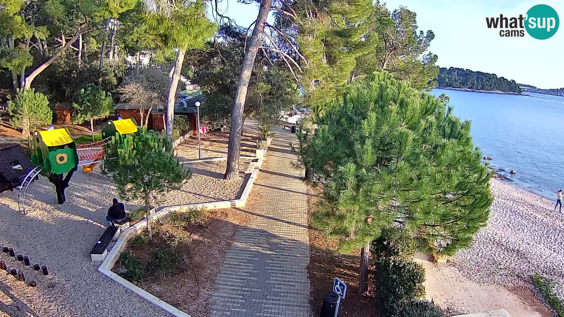 Spletna kamera plaža Borik Rovinj