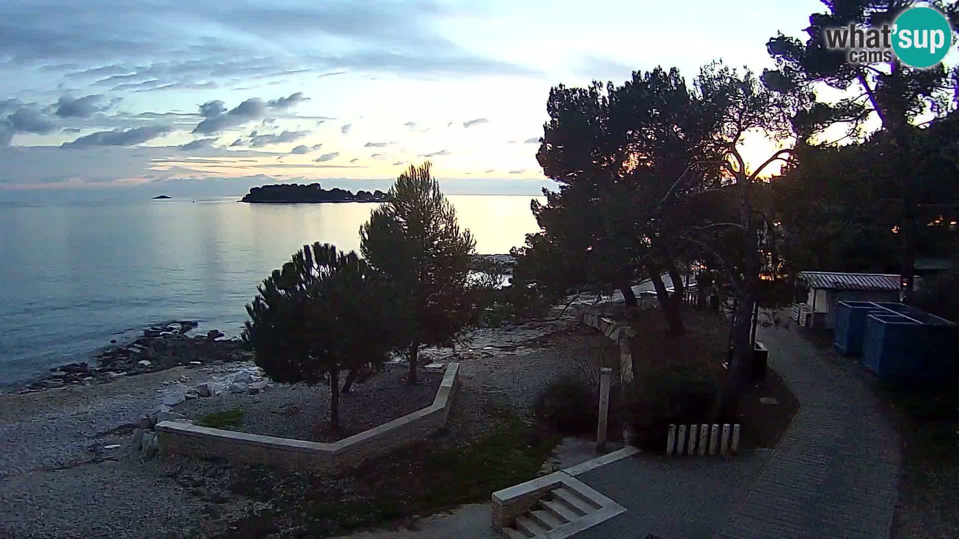 Camera en vivo Borik playa Rovinj – Istria