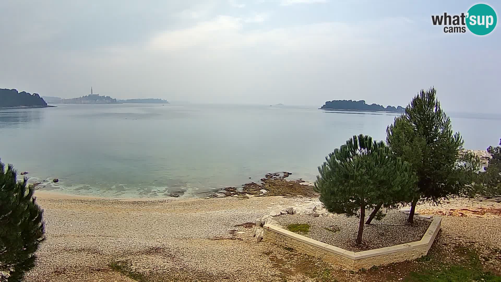 Webcam Spiaggia Borik a Rovigno – Istria