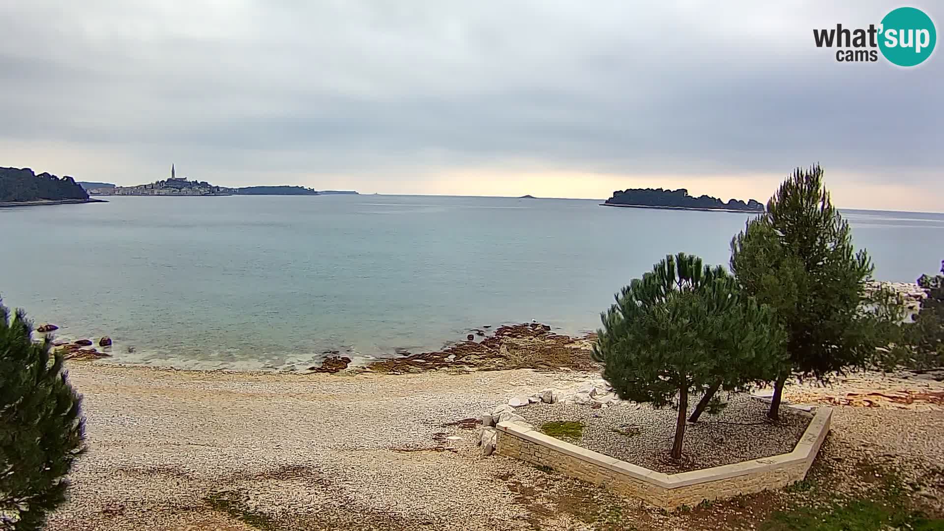 Spletna kamera plaža Borik Rovinj