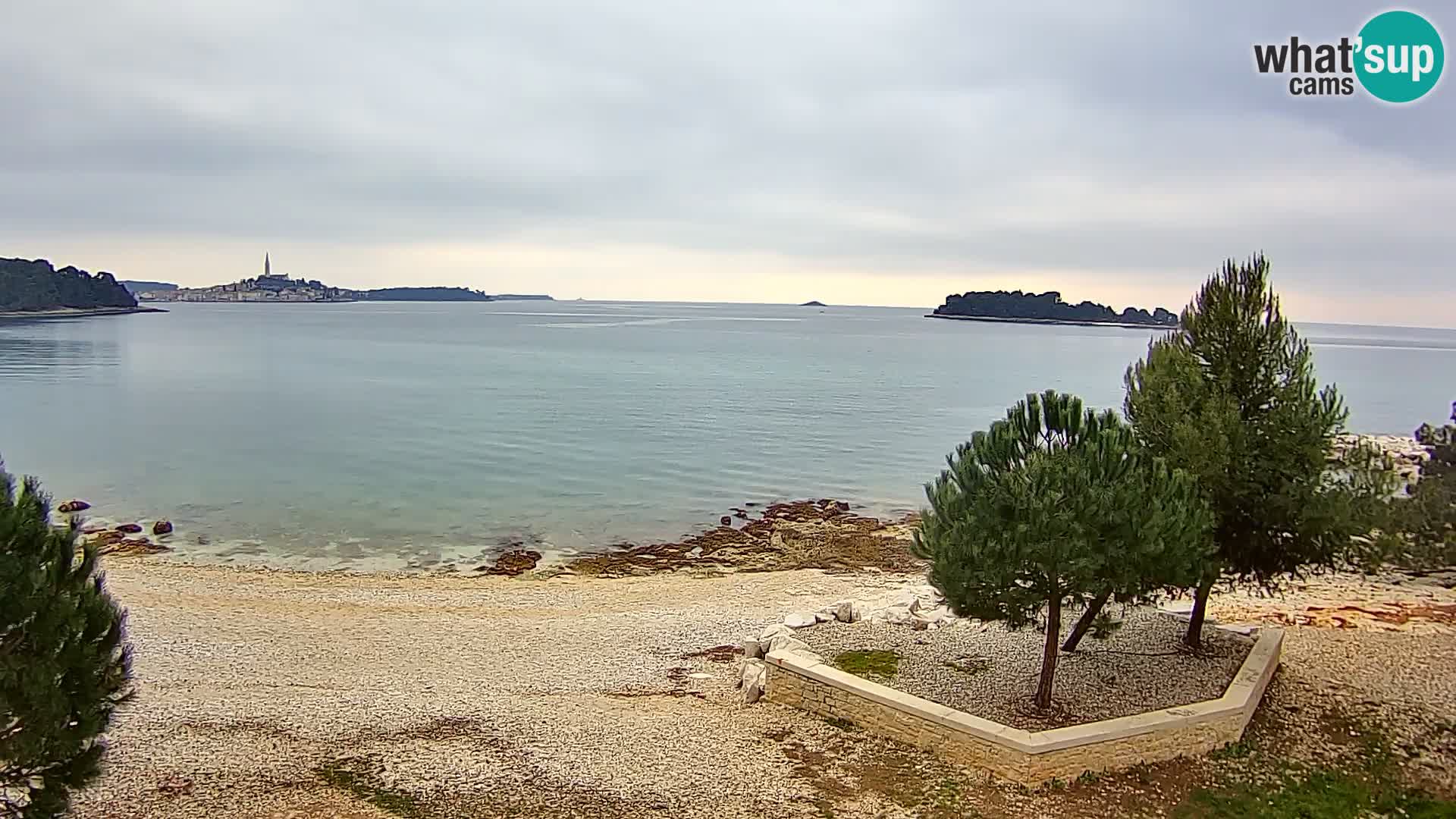 Spletna kamera plaža Borik Rovinj