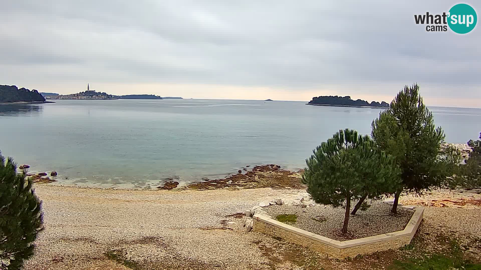 Spletna kamera plaža Borik Rovinj