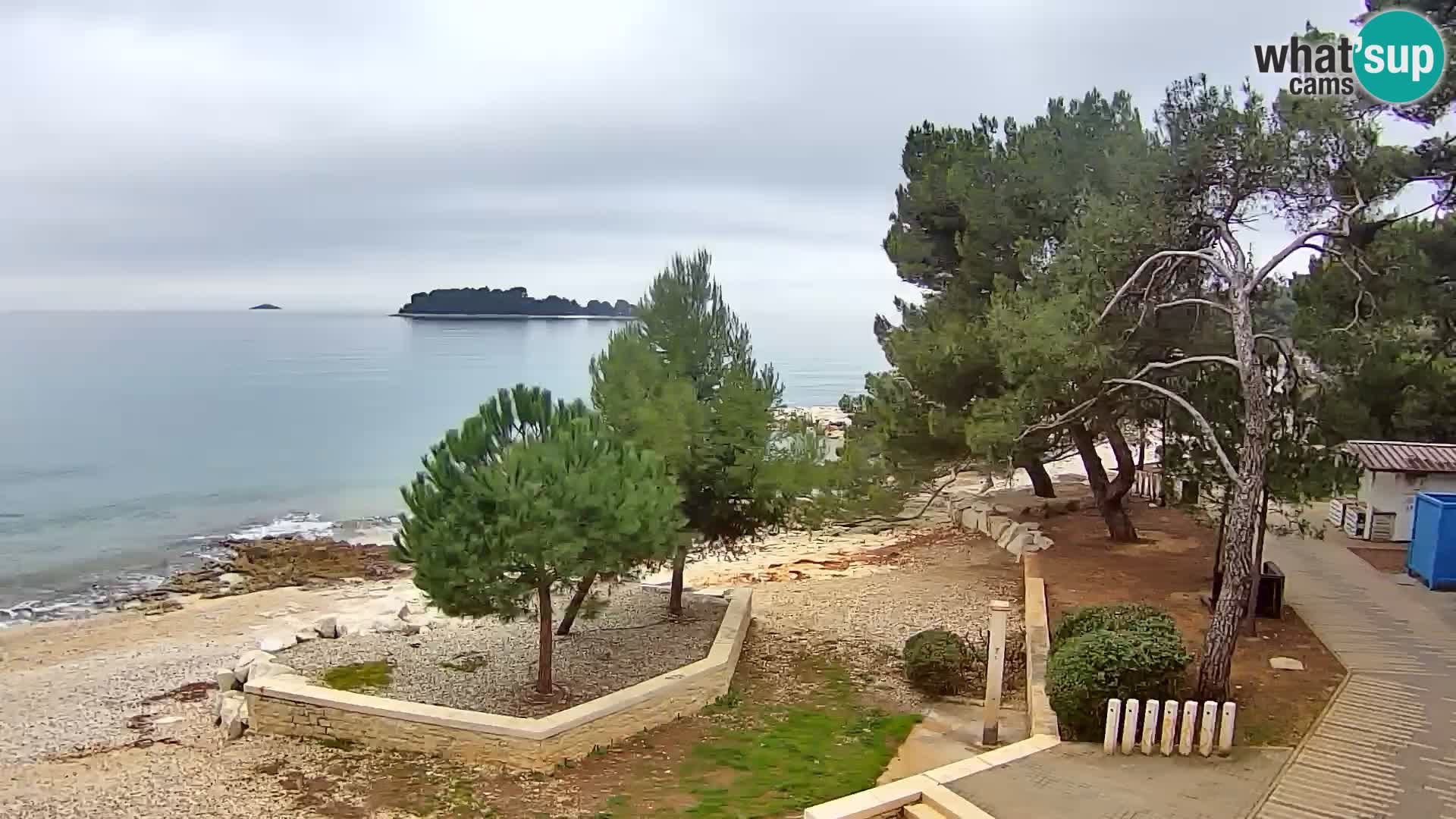 Webcam Spiaggia Borik a Rovigno – Istria