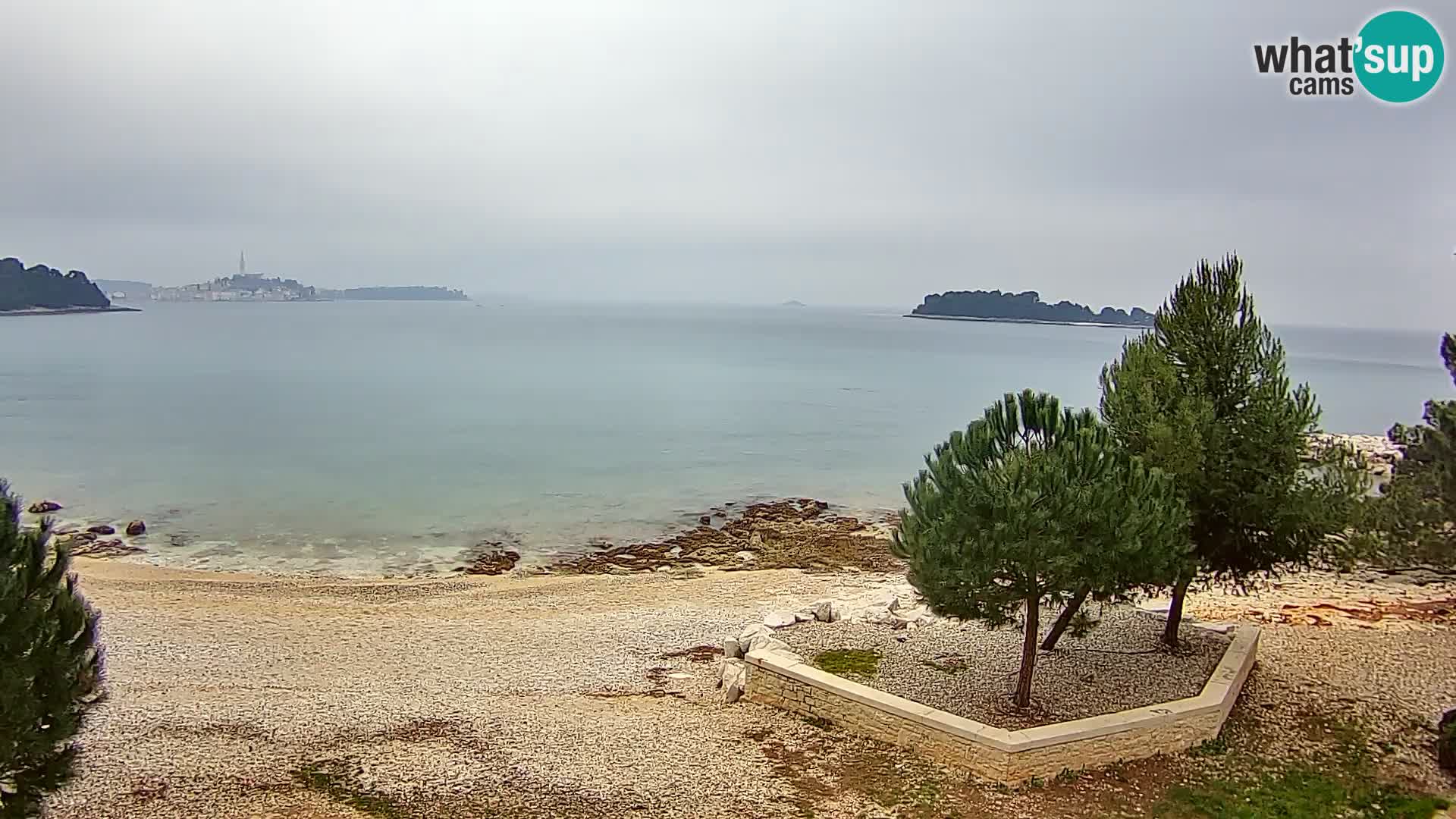 Spletna kamera plaža Borik Rovinj