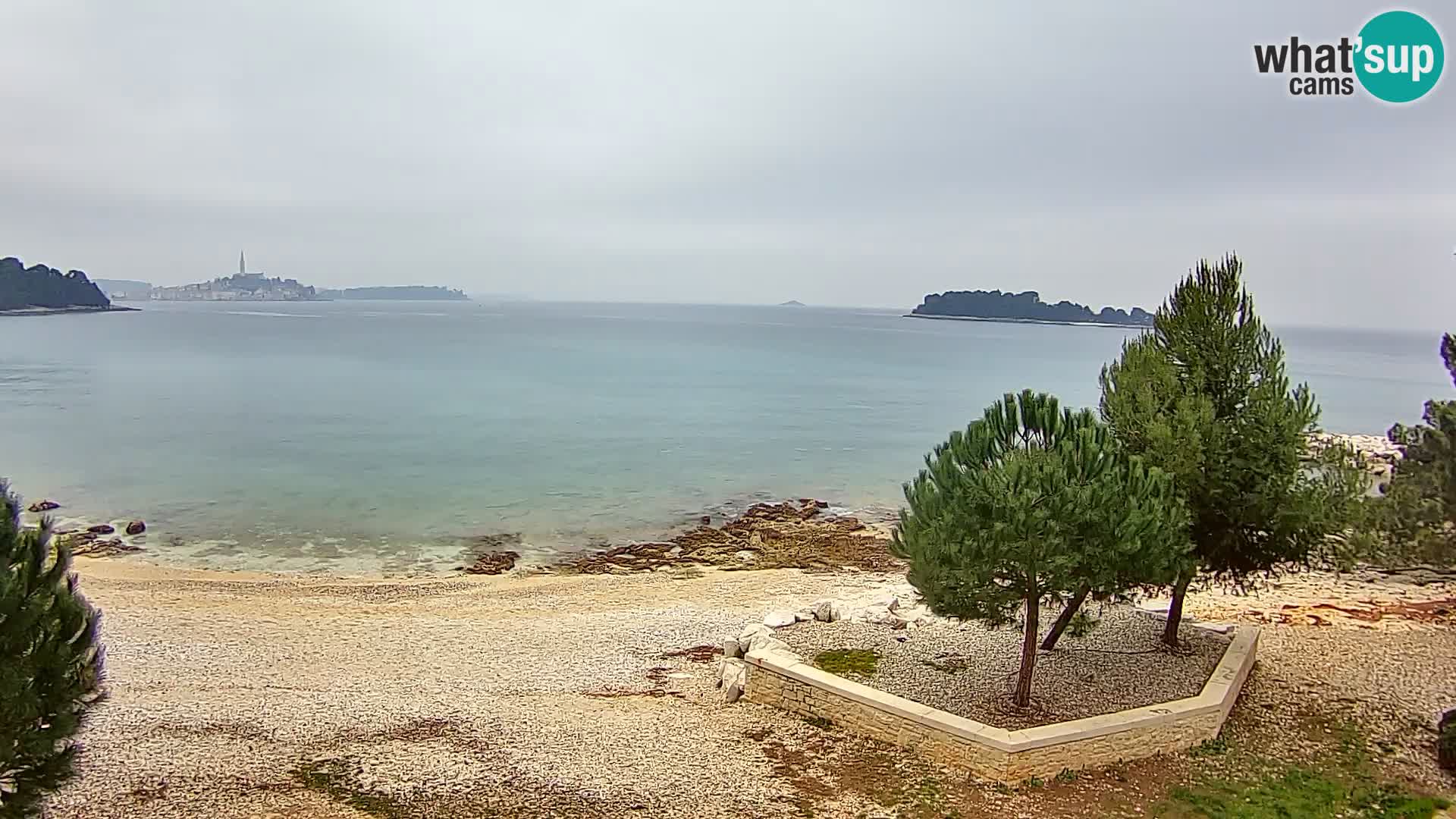 Webcam Spiaggia Borik a Rovigno – Istria