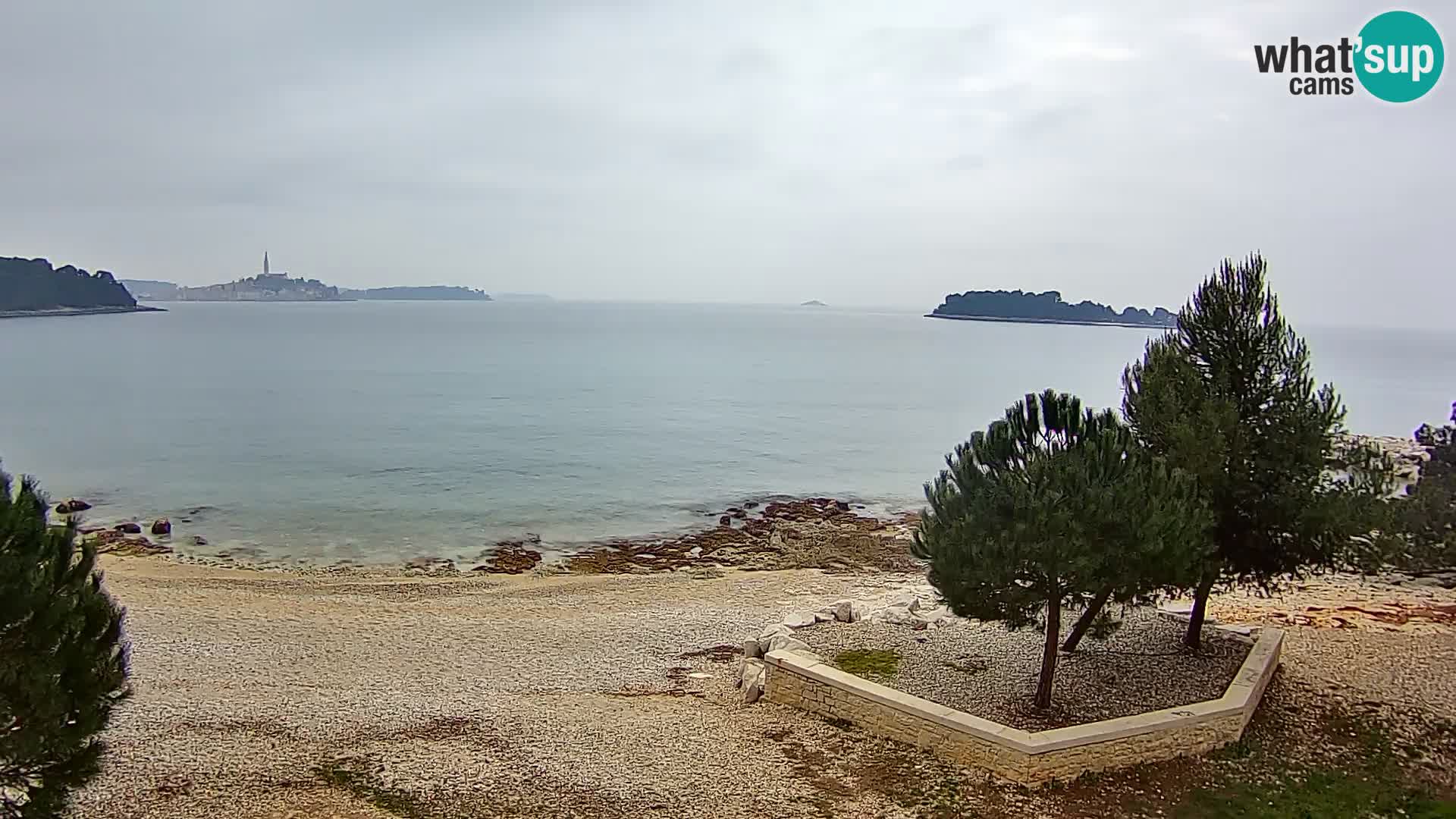 Webcam Spiaggia Borik a Rovigno – Istria