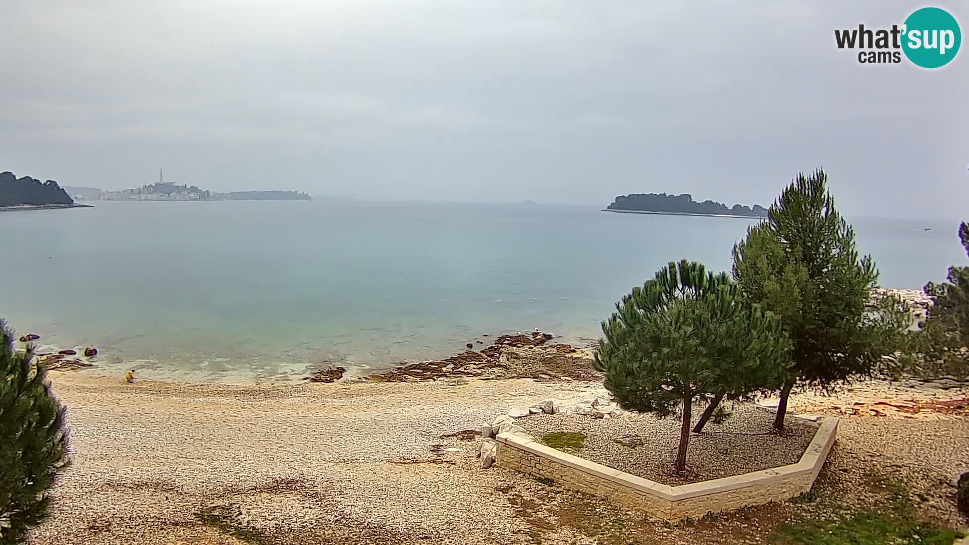 Webcam Spiaggia Borik a Rovigno – Istria