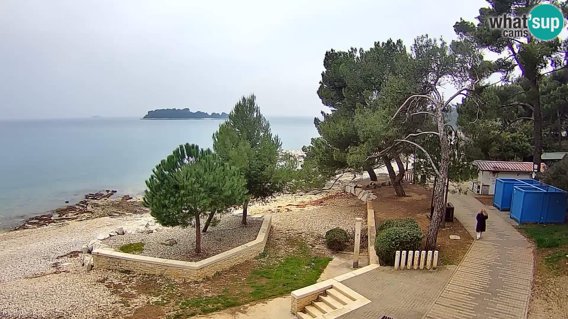 Spletna kamera plaža Borik Rovinj