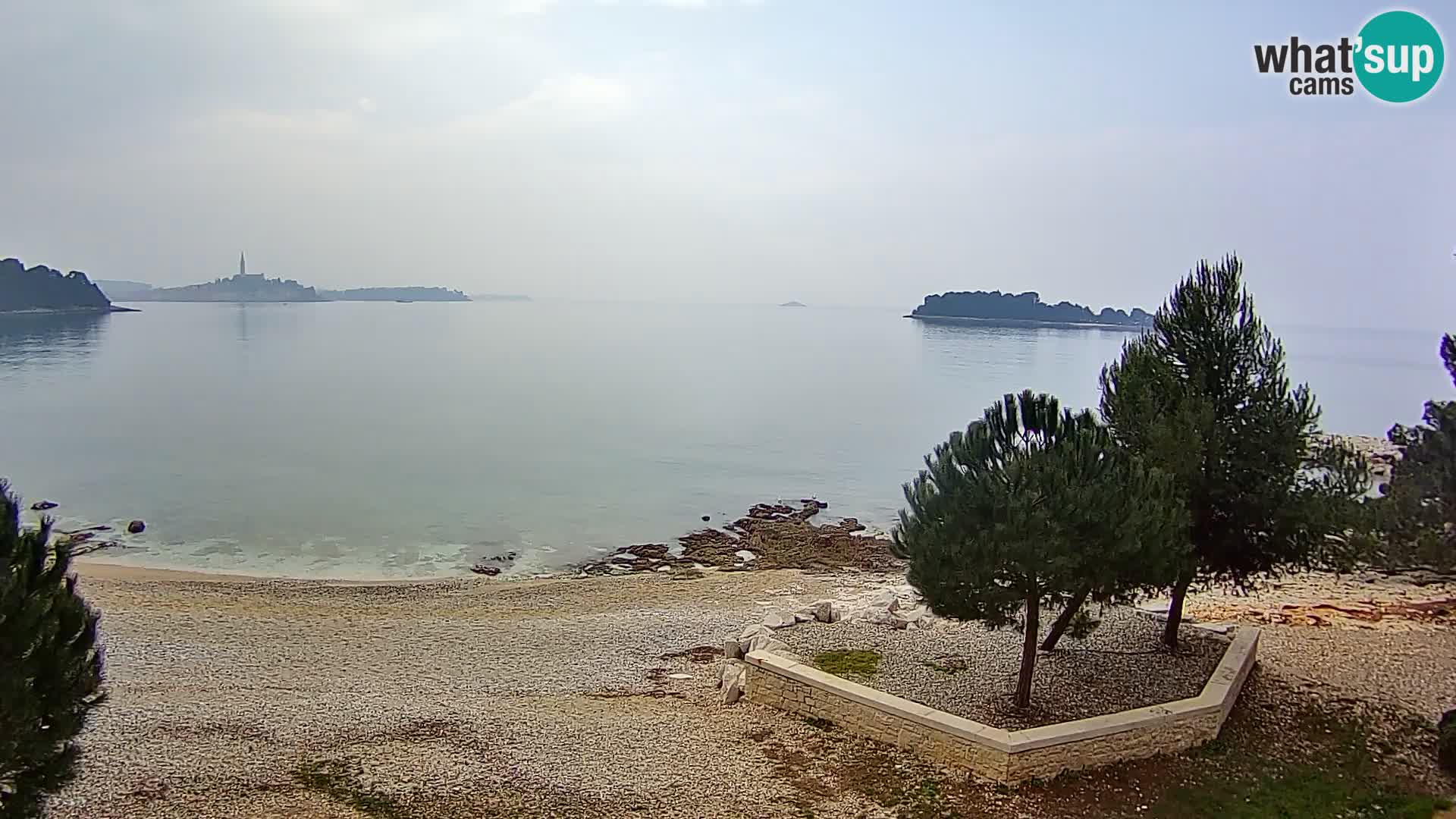 Spletna kamera plaža Borik Rovinj