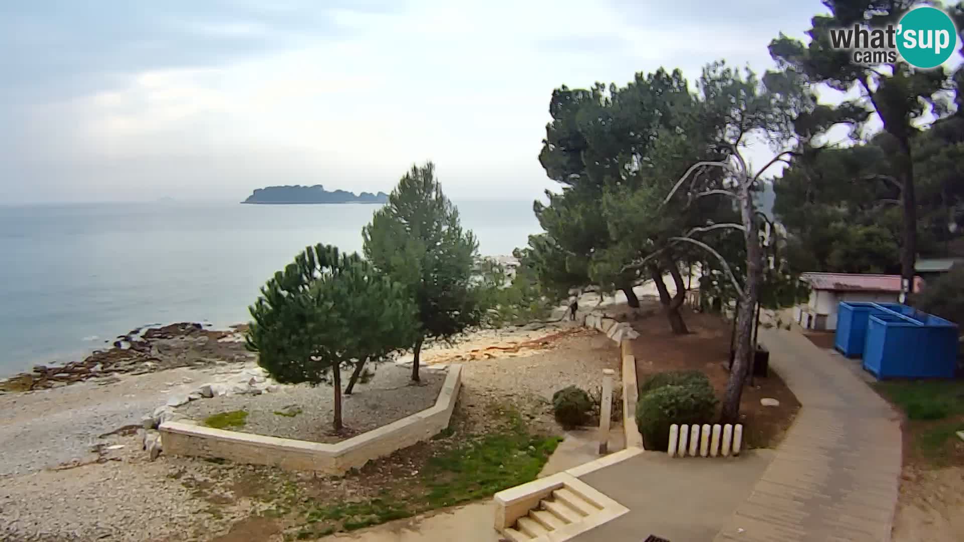 Webcam Spiaggia Borik a Rovigno – Istria