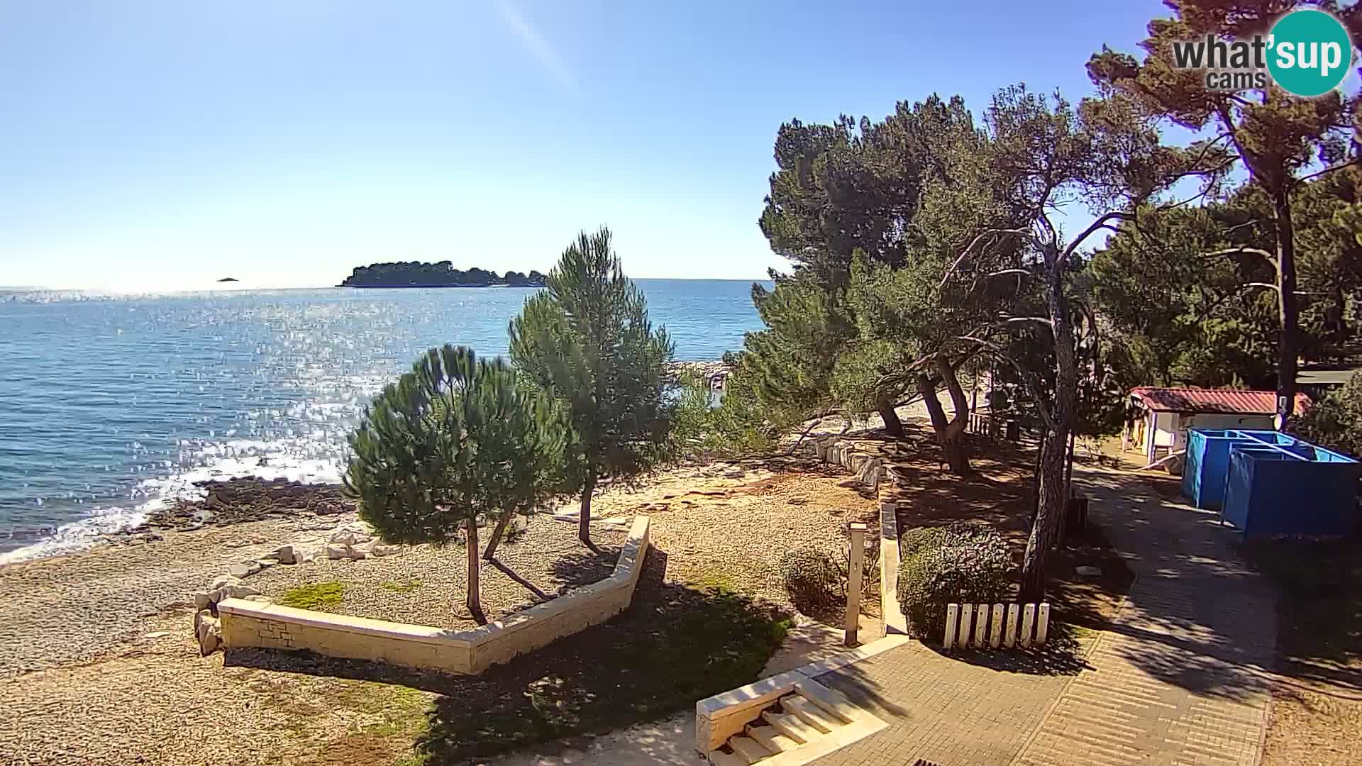 Camera en vivo Borik playa Rovinj – Istria