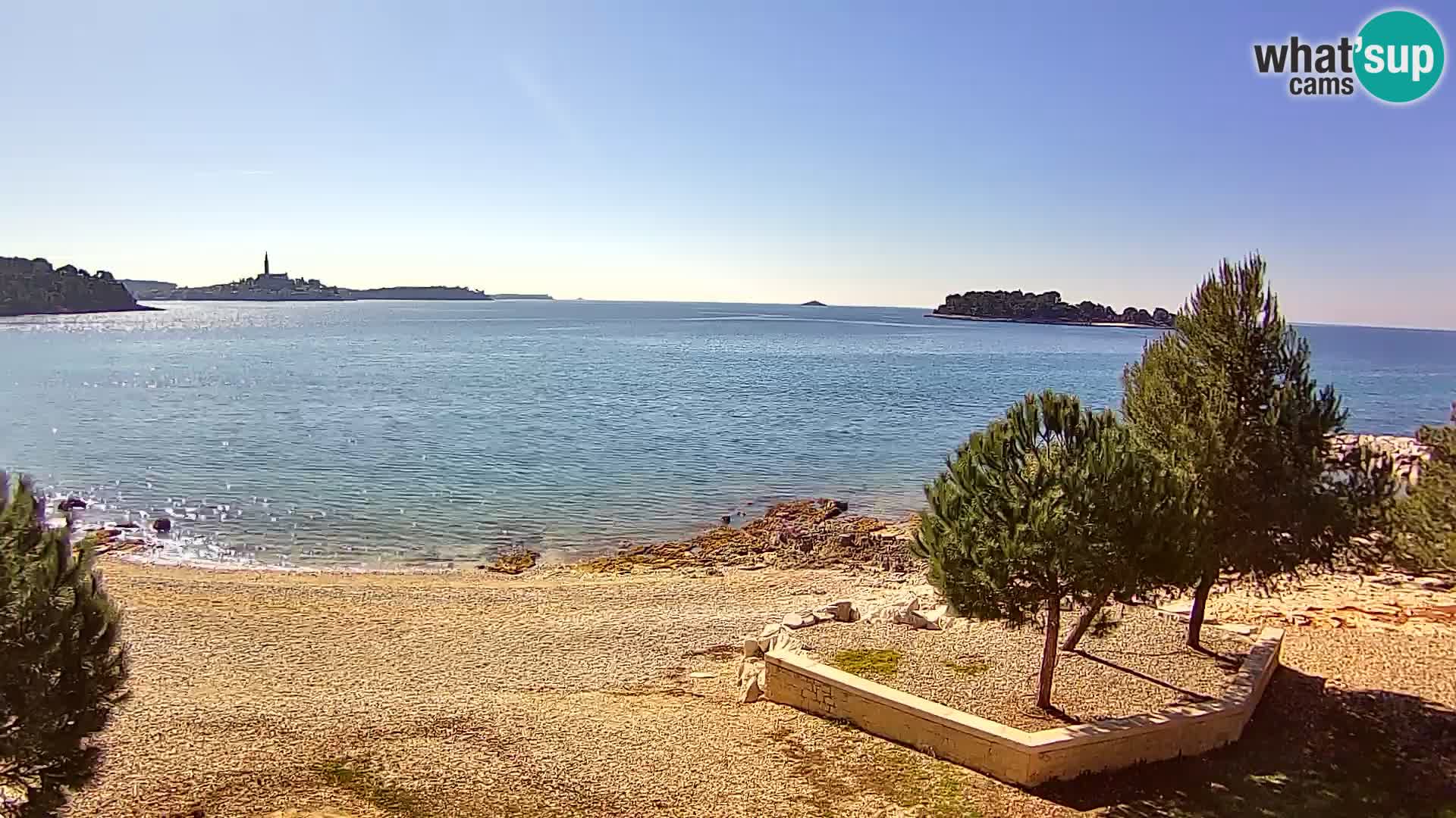 Spletna kamera plaža Borik Rovinj