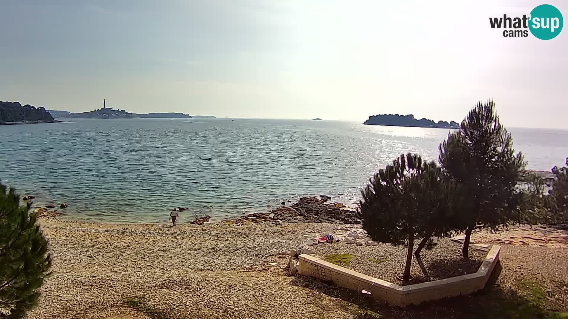 Spletna kamera plaža Borik Rovinj