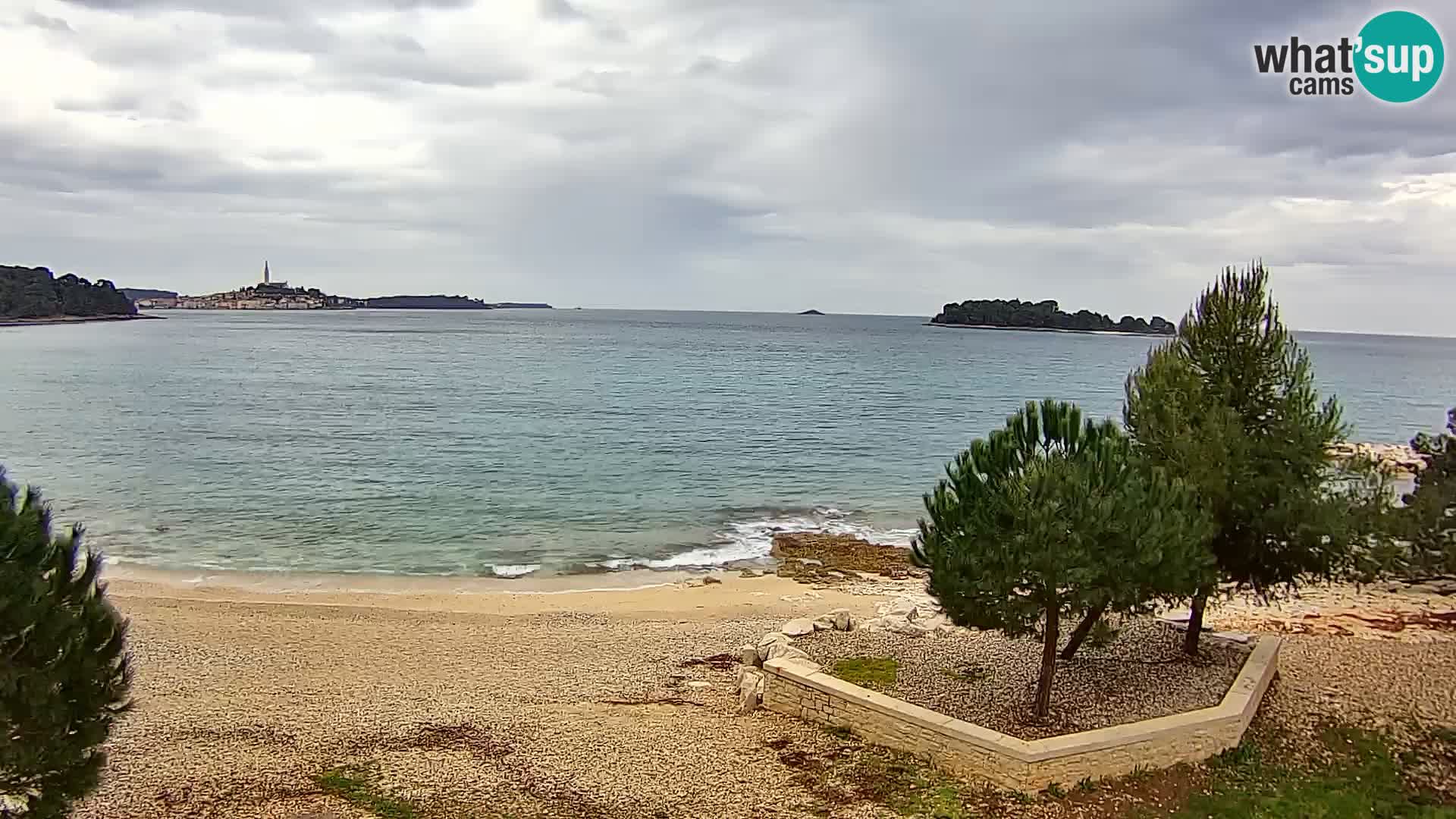 Webcam Spiaggia Borik a Rovigno – Istria