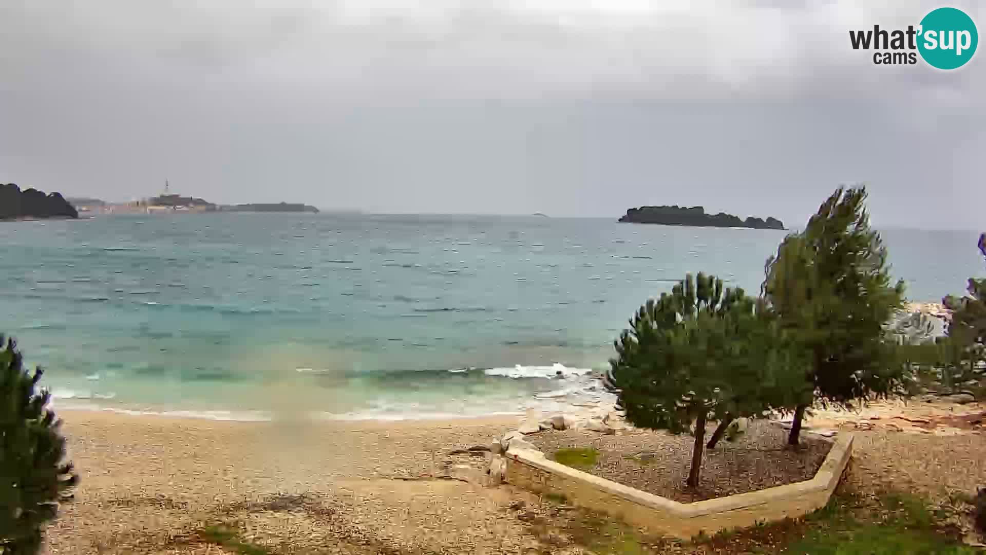 Webcam Spiaggia Borik a Rovigno – Istria