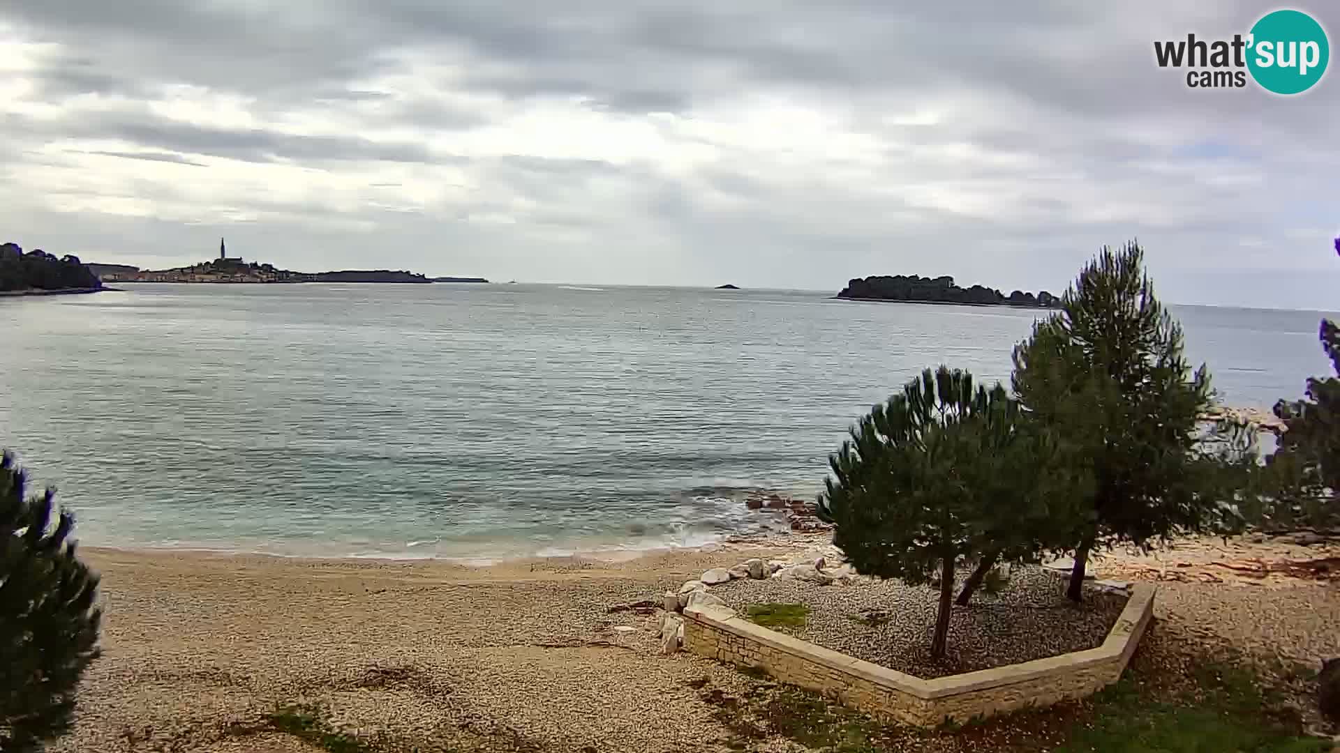 Spletna kamera plaža Borik Rovinj