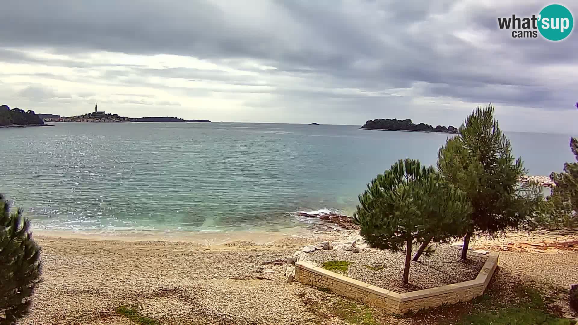 Webcam Spiaggia Borik a Rovigno – Istria