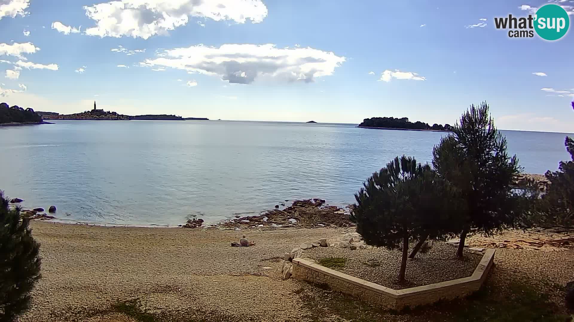 Webcam Spiaggia Borik a Rovigno – Istria