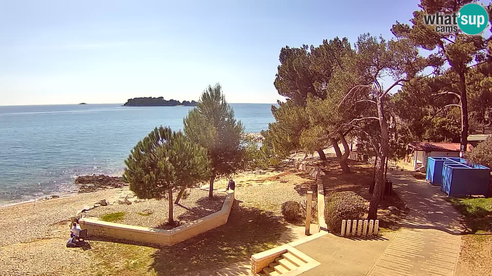 Camera en vivo Borik playa Rovinj – Istria