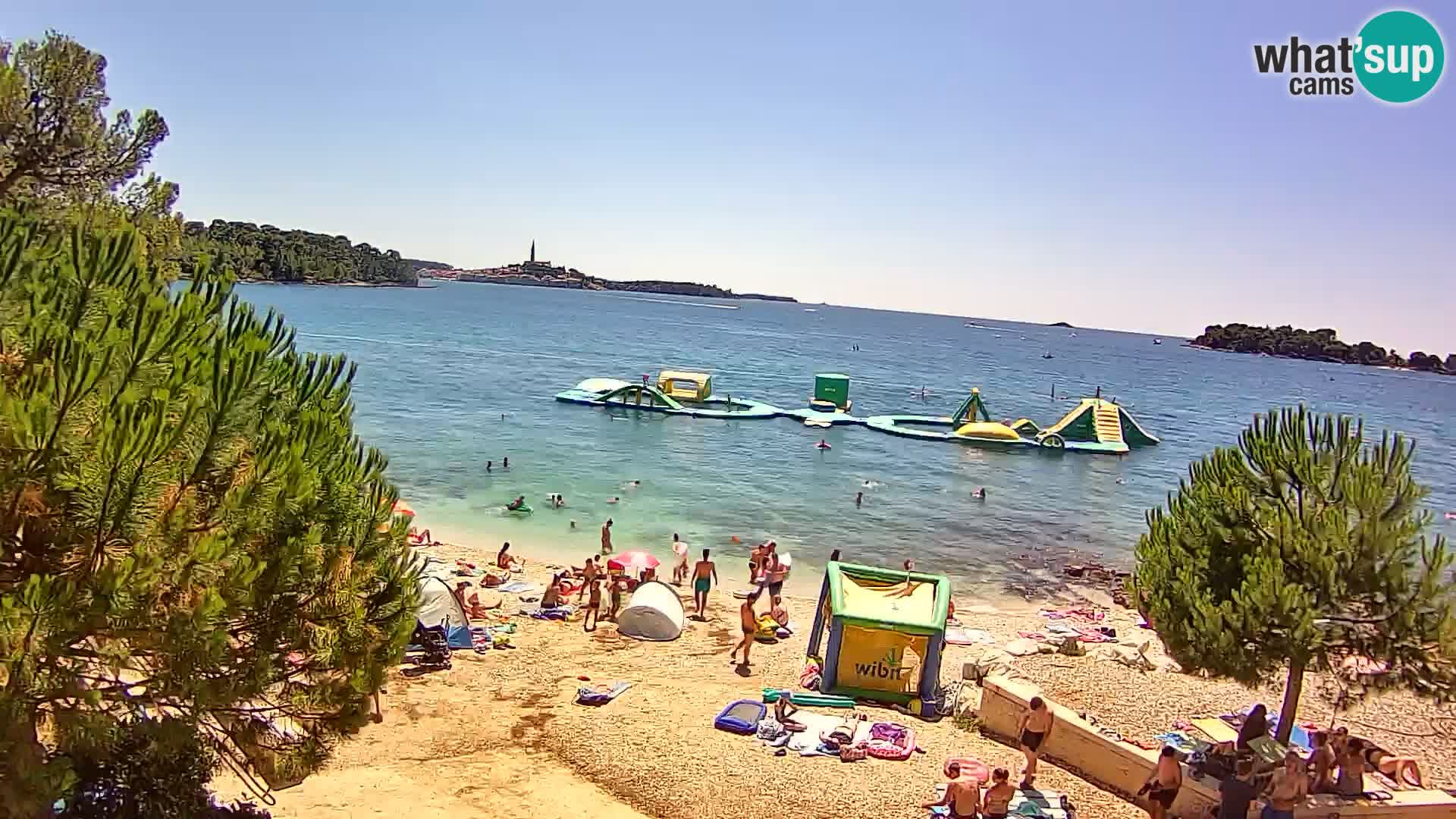 Camera en vivo Borik playa Rovinj – Istria