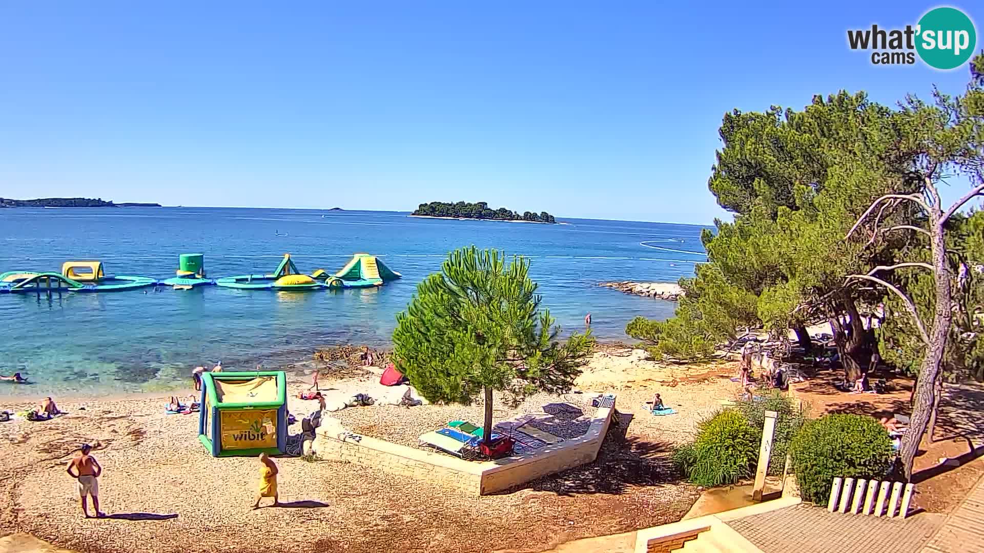 Camera en vivo Borik playa Rovinj – Istria