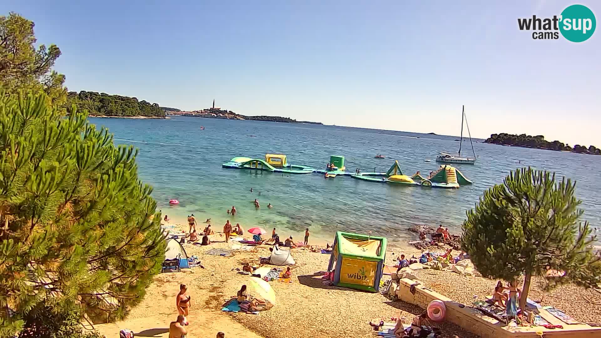 Web kamera Borik plaža Rovinj – Istra